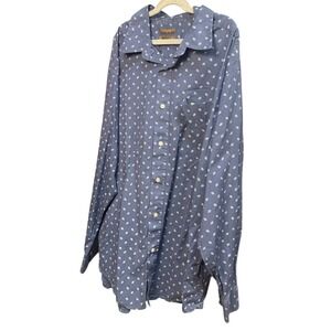 Ariat XL Men's Classic Fit Short‎ Sleeve Button Down Shirt Plaid Western